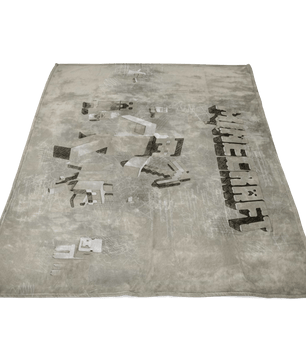 Minecraft Fleece Blanket Steve Fervent Leonardo Grey Blanket - Lusy Store