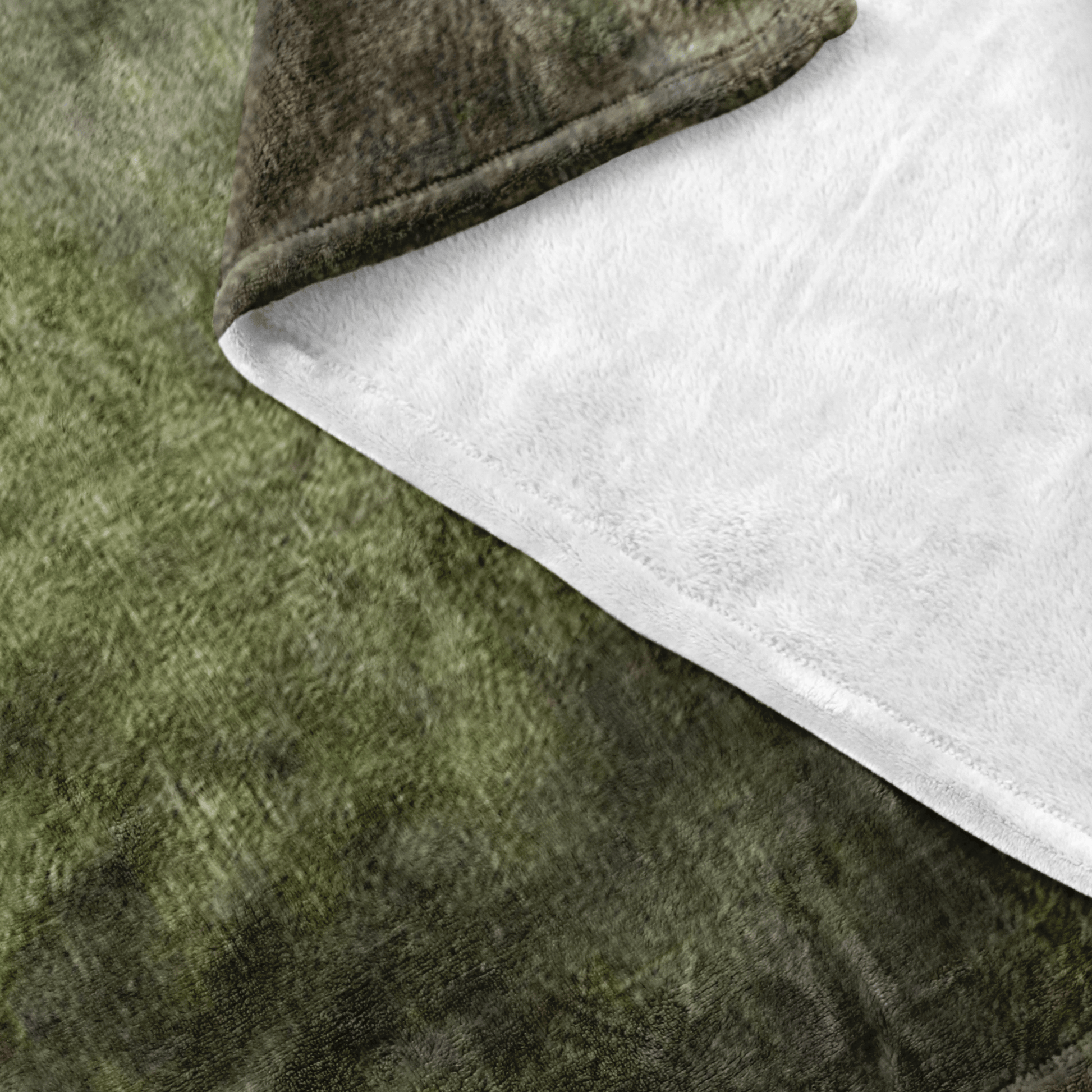 Minecraft Fleece Blanket Steve Fervent Oil Painting Green Blanket - Lusy Store