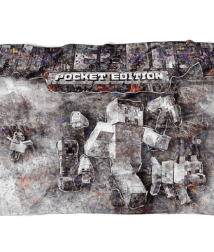 Minecraft Fleece Blanket Street Art Grey Blanket - Lusy Store