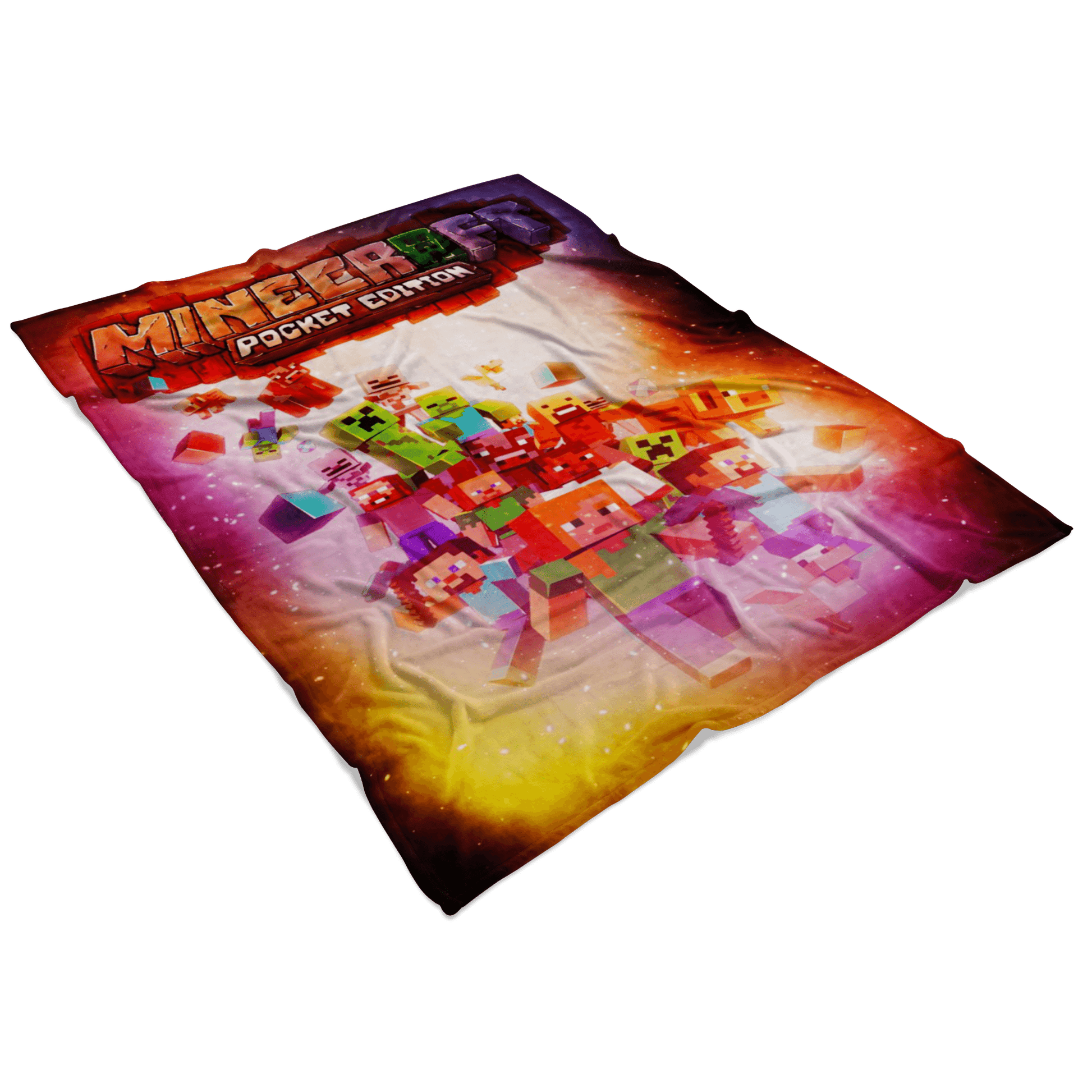 Minecraft Fleece Blanket Survivor Colorful Blanket - Lusy Store