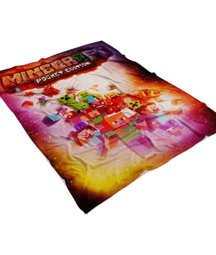 Minecraft Fleece Blanket Survivor Colorful Blanket - Lusy Store