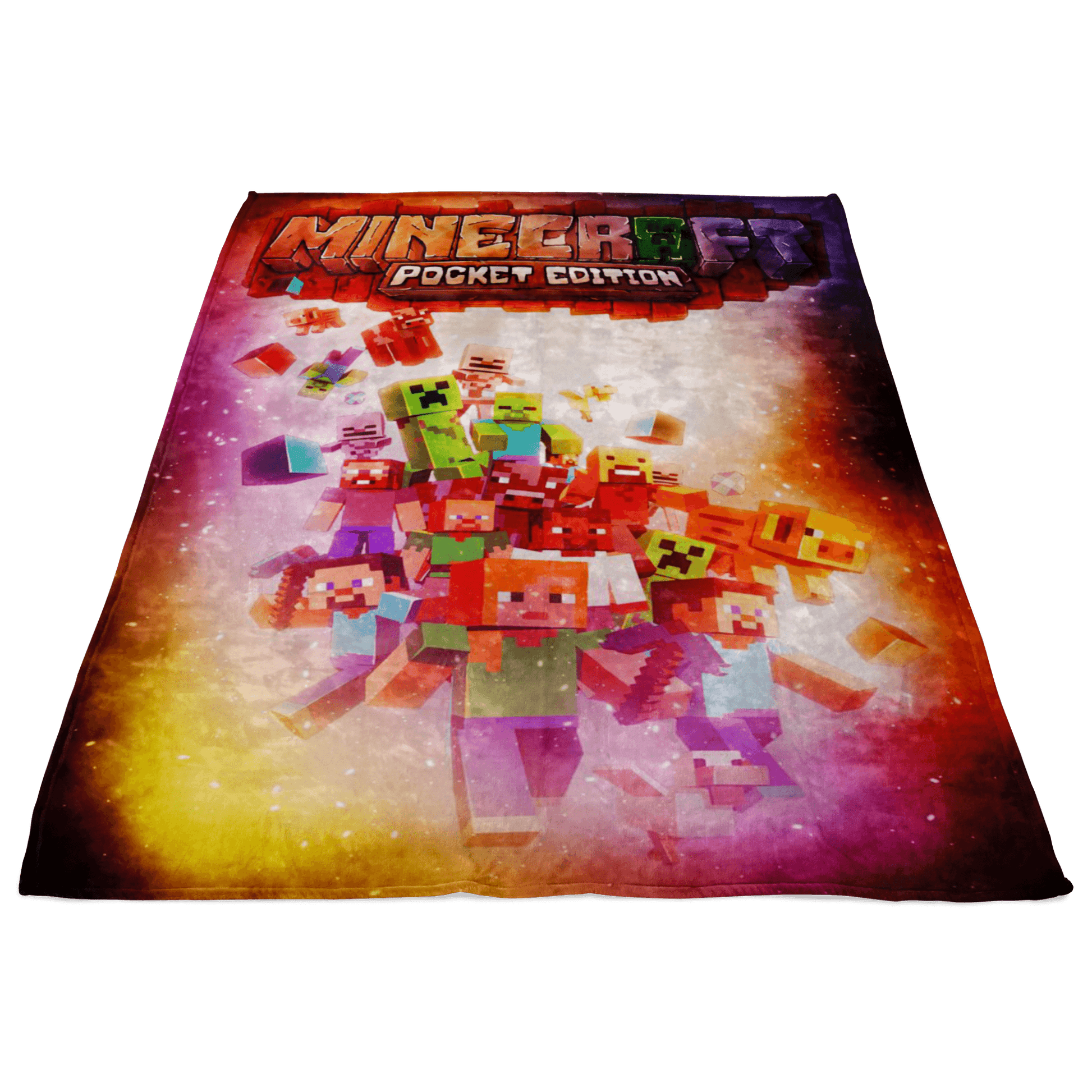 Minecraft Fleece Blanket Survivor Colorful Blanket - Lusy Store