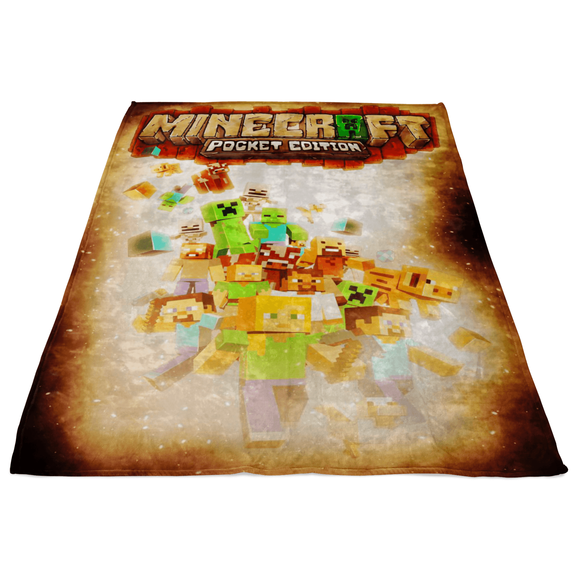 Minecraft Fleece Blanket Survivor Yellow Blanket - Lusy Store