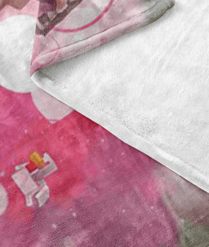 Minecraft Fleece Blanket Valentine Pink Blanket - Lusy Store