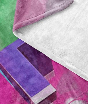 Minecraft Fleece Blanket Valentine Pink Blanket - Lusy Store