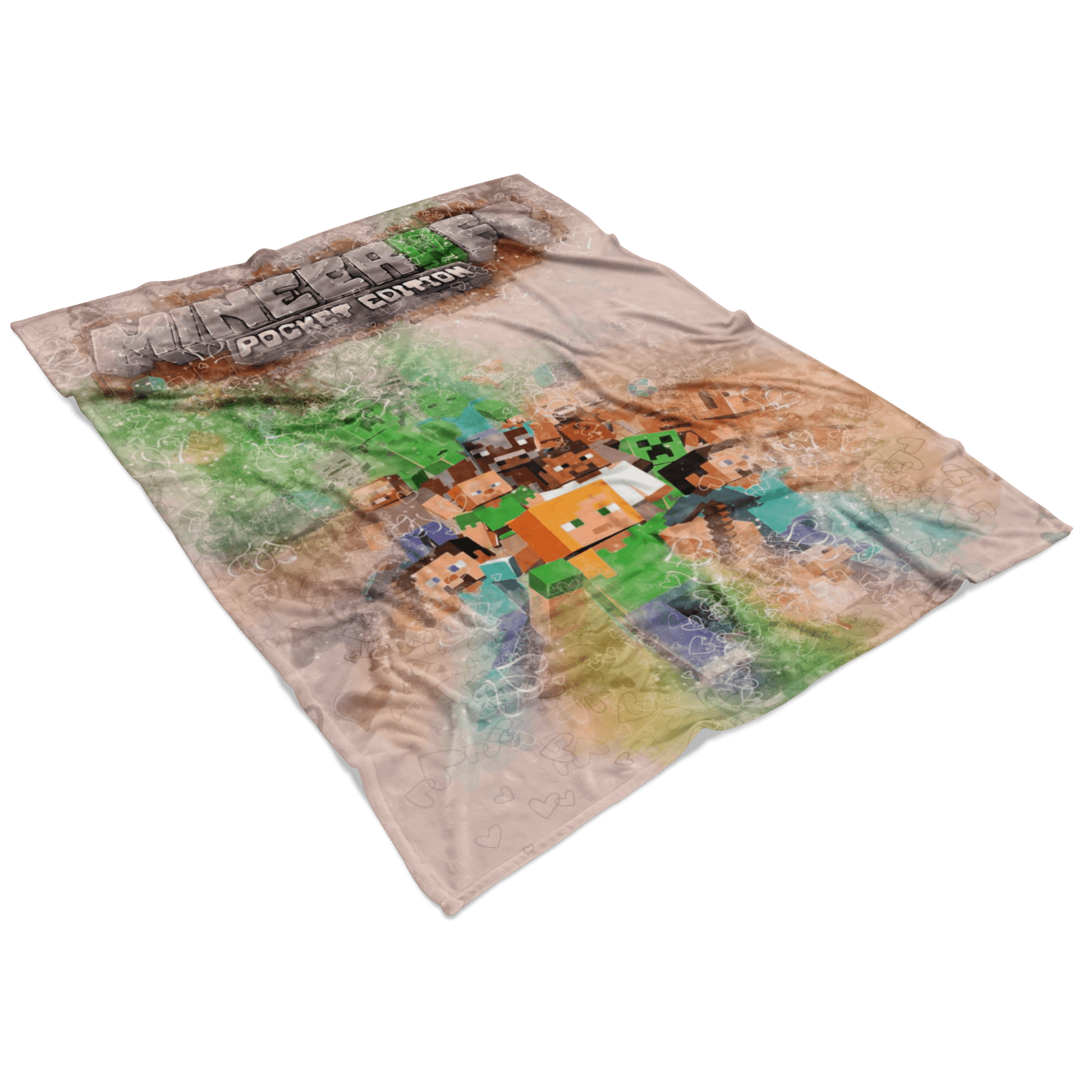 Minecraft Fleece Blanket Valentinum Blanket - Lusy Store