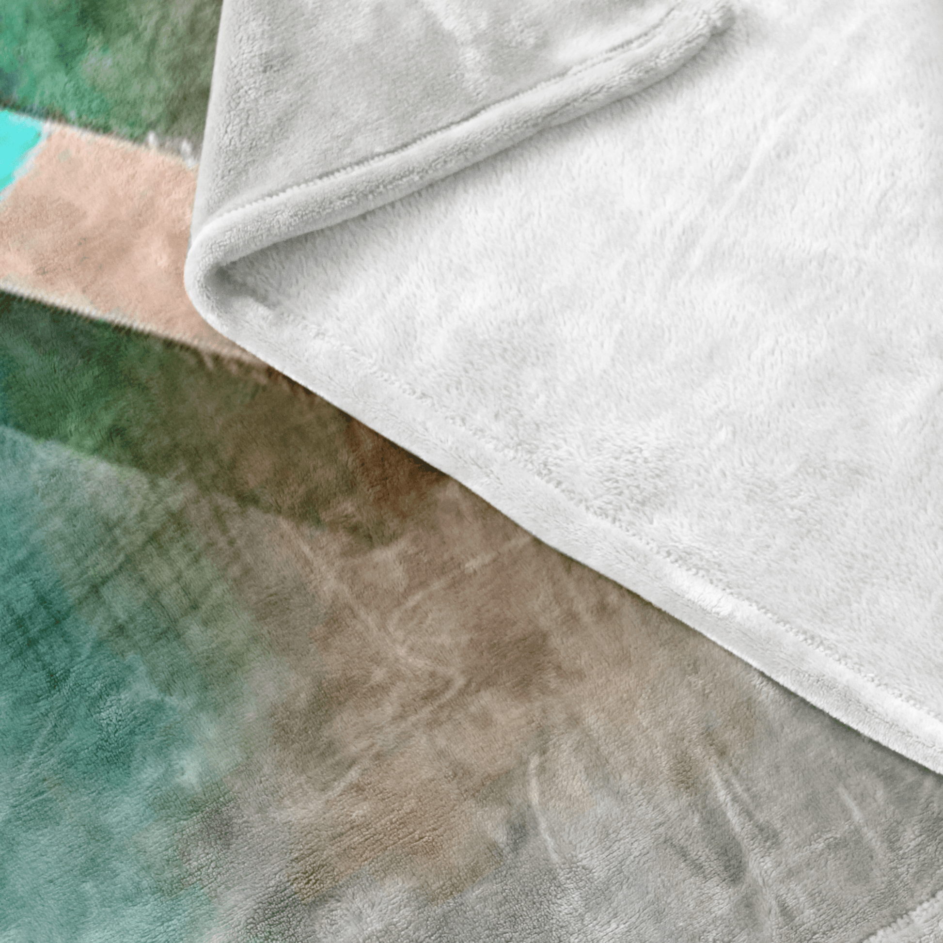 Minecraft Fleece Blanket Watercolor Grey Blanket - Lusy Store