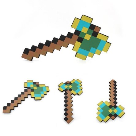 Minecraft Foam Toys Multicolour Axe - Lusy Store