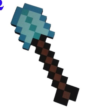 Minecraft Foam Weapons Model Toy Brinquedos for Kids Gifts diamond minecraft sword - Lusy Store