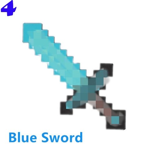 Minecraft Foam Weapons Model Toy Brinquedos for Kids Gifts diamond minecraft sword - Lusy Store