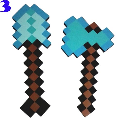 Minecraft Foam Weapons Model Toy Brinquedos for Kids Gifts diamond minecraft sword - Lusy Store
