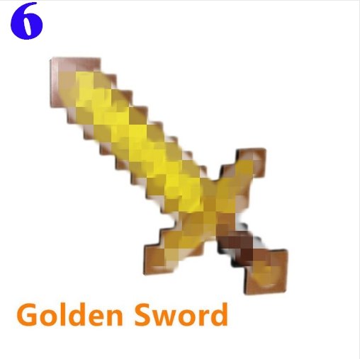 Minecraft Foam Weapons Model Toy Brinquedos for Kids Gifts diamond minecraft sword - Lusy Store