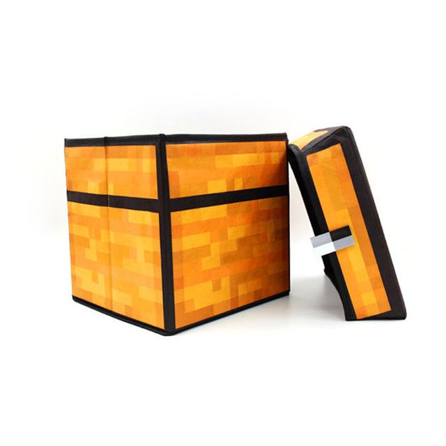 Minecraft Folding Storage 1.5 toys books shoes storage box TNT Foot Rest Stool - Lusy Store