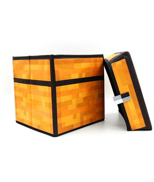 Minecraft Folding Storage 1.5 toys books shoes storage box TNT Foot Rest Stool - Lusy Store