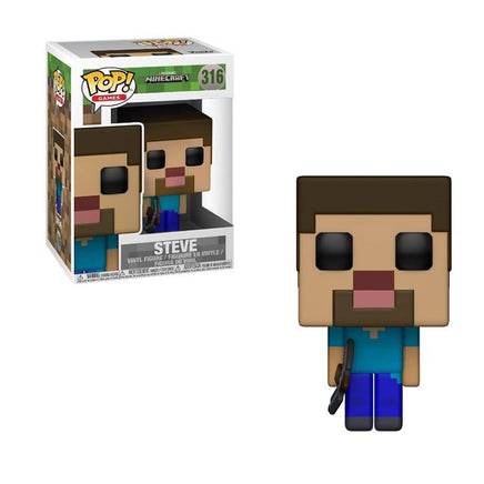 Minecraft Funko Pop Hand Made Decoration Model Children's Toys 12cm (5'') Blue