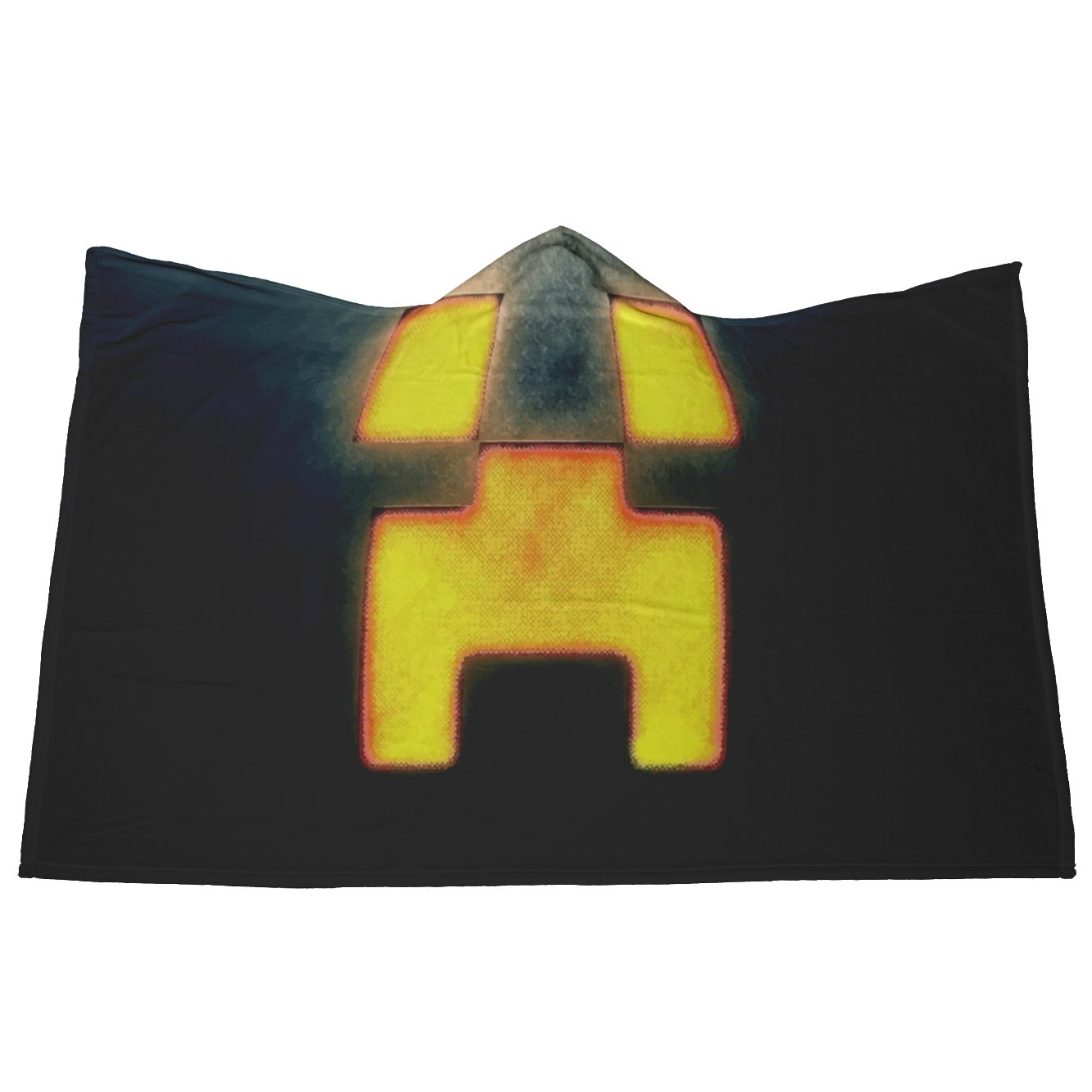 Minecraft Hooded Blanket Creeper Minecraft Fleece Soft Blanket MC896 - Lusy Store
