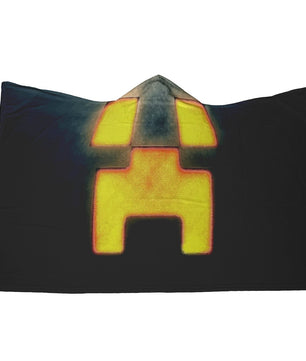 Minecraft Hooded Blanket Creeper Minecraft Fleece Soft Blanket MC896 - Lusy Store