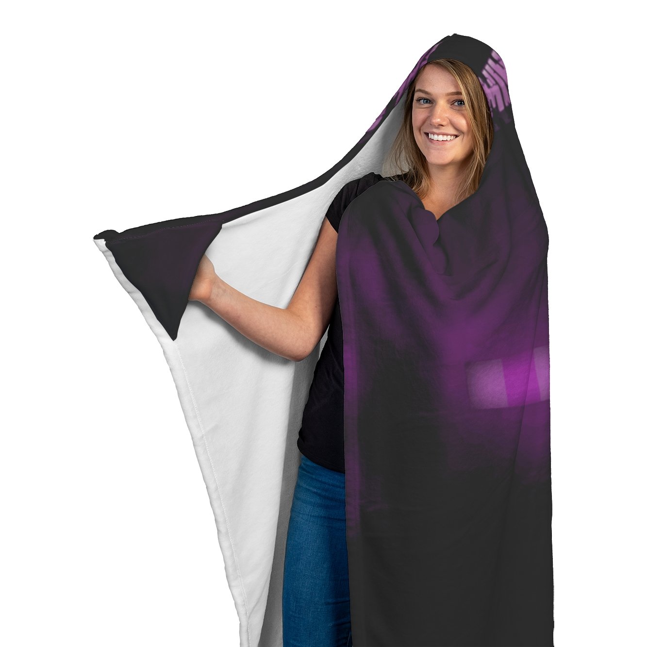 Minecraft Hooded Blanket Ender Dragon Fleece Soft Blanket MC889 - Lusy Store