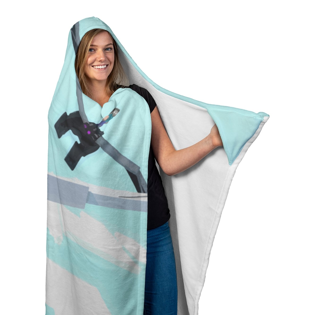 Minecraft Hooded Blanket How Train Your Dragon Fleece Soft Blanket MC911 - Lusy Store