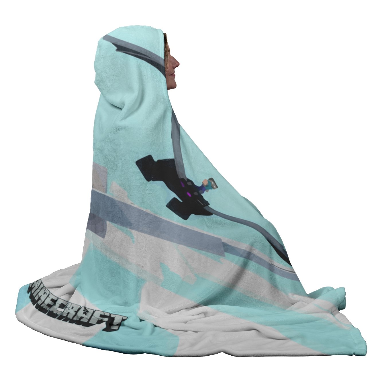 Minecraft Hooded Blanket How Train Your Dragon Fleece Soft Blanket MC911 - Lusy Store