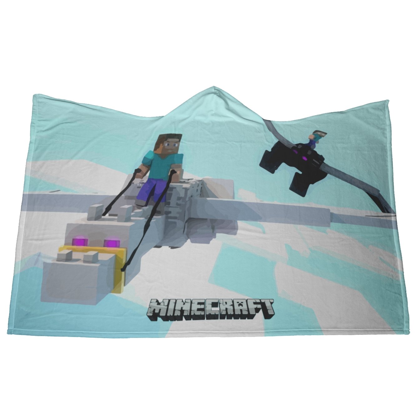 Minecraft Hooded Blanket How Train Your Dragon Fleece Soft Blanket MC911 - Lusy Store