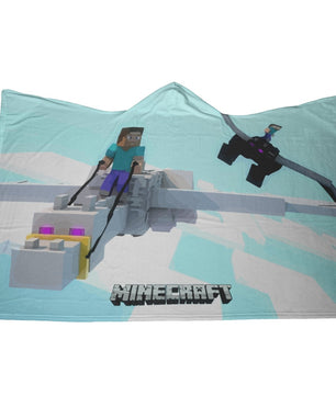 Minecraft Hooded Blanket How Train Your Dragon Fleece Soft Blanket MC911 - Lusy Store