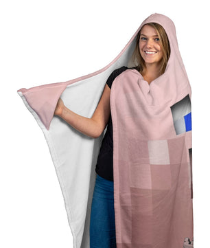 Minecraft Hooded Blanket Piglet Minecraft Funny Fleece Soft Blanket MC913 - Lusy Store