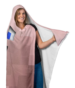 Minecraft Hooded Blanket Piglet Minecraft Funny Fleece Soft Blanket MC913 - Lusy Store