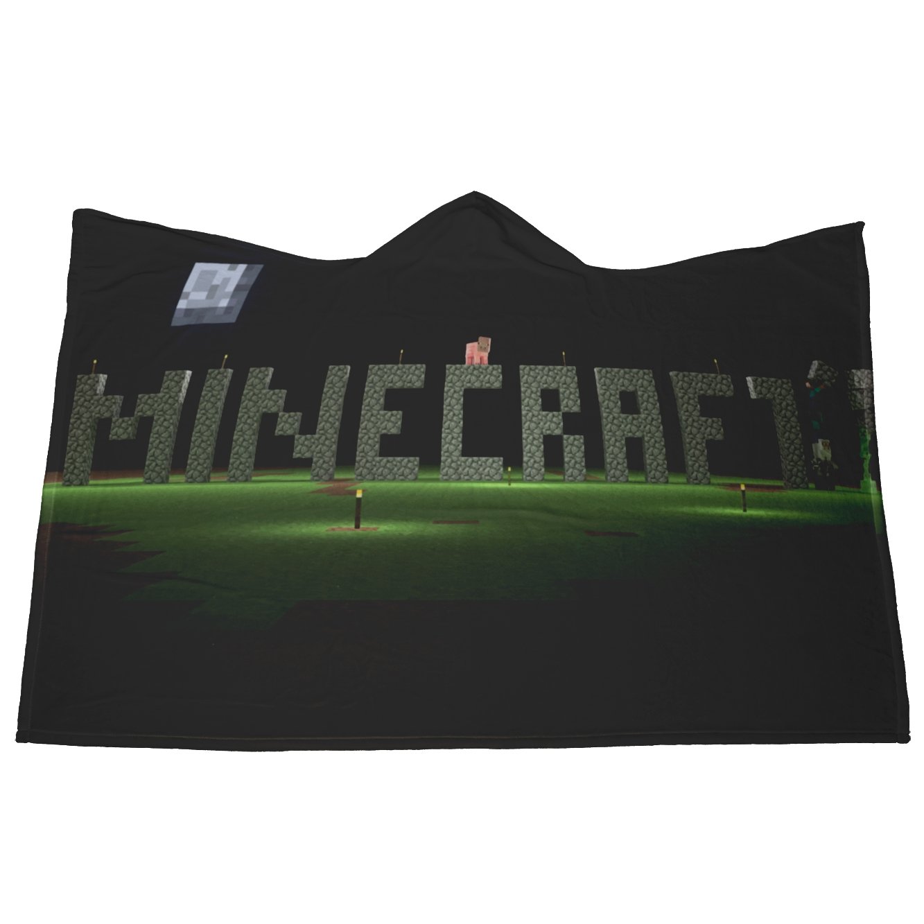 Minecraft Hooded Blanket World Funny Fleece Soft Blanket MC908 - Lusy Store
