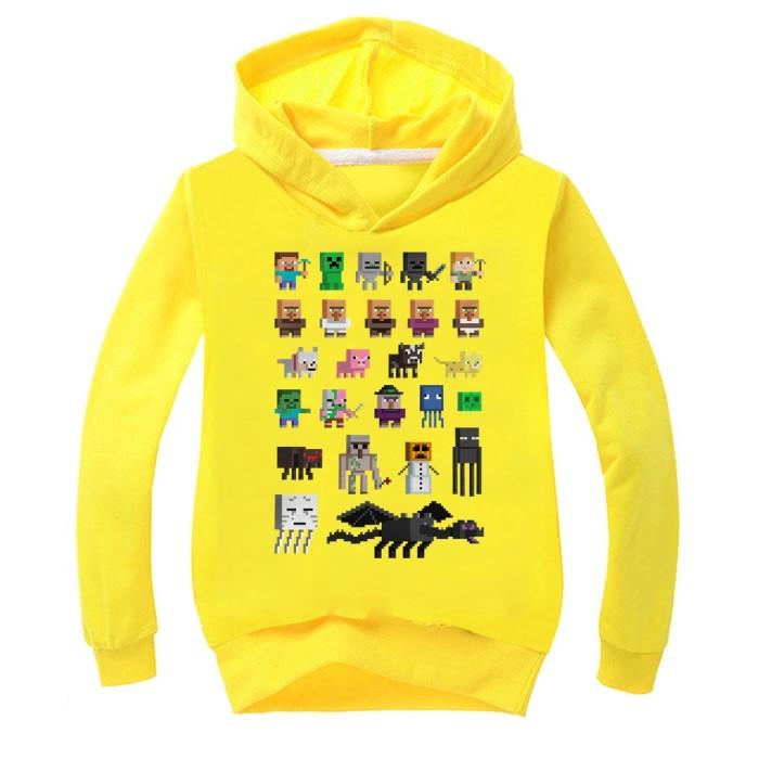 Minecraft Hoodie Boys and Girls Long Sleeves For Childrens - Lusy Store
