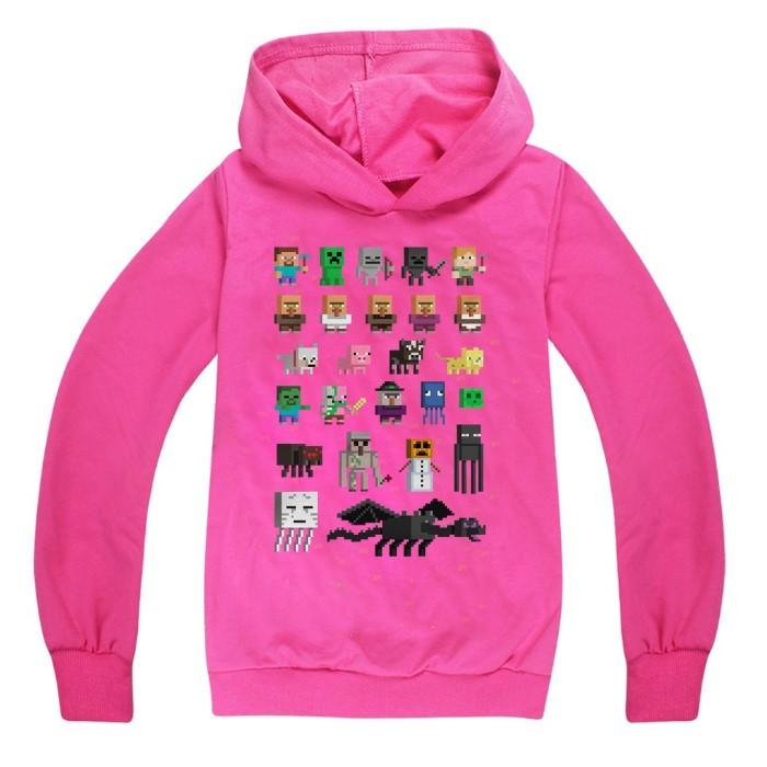 Minecraft Hoodie Boys and Girls Long Sleeves For Childrens - Lusy Store