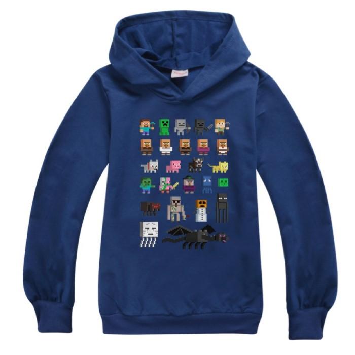 Minecraft Hoodie Boys and Girls Long Sleeves For Childrens - Lusy Store