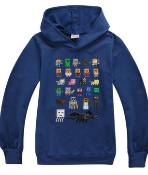 Minecraft Hoodie Boys and Girls Long Sleeves For Childrens - Lusy Store