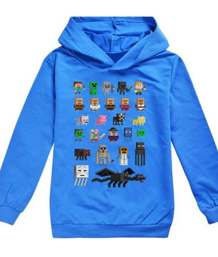 Minecraft Hoodie Boys and Girls Long Sleeves For Childrens HD02 - Lusy Store