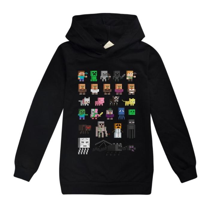 Minecraft Hoodie Boys and Girls Long Sleeves For Childrens HD02 - Lusy Store