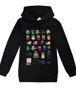 Minecraft Hoodie Boys and Girls Long Sleeves For Childrens HD02 - Lusy Store