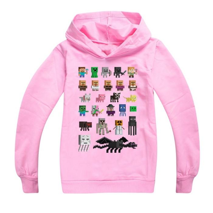 Minecraft Hoodie Boys and Girls Long Sleeves For Childrens HD02 - Lusy Store