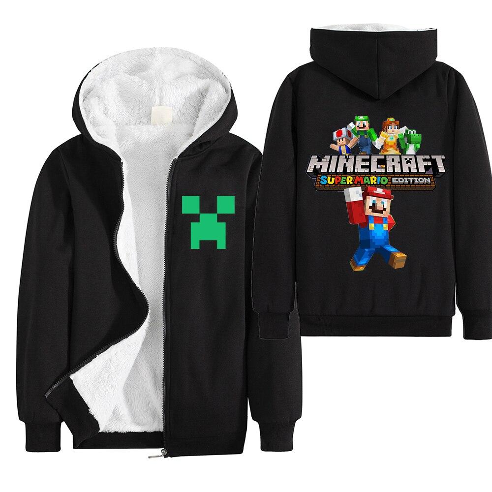 Minecraft Hoodie Boys Winter Clothes Zipper Long Sleeve Kids 2 - Lusy Store