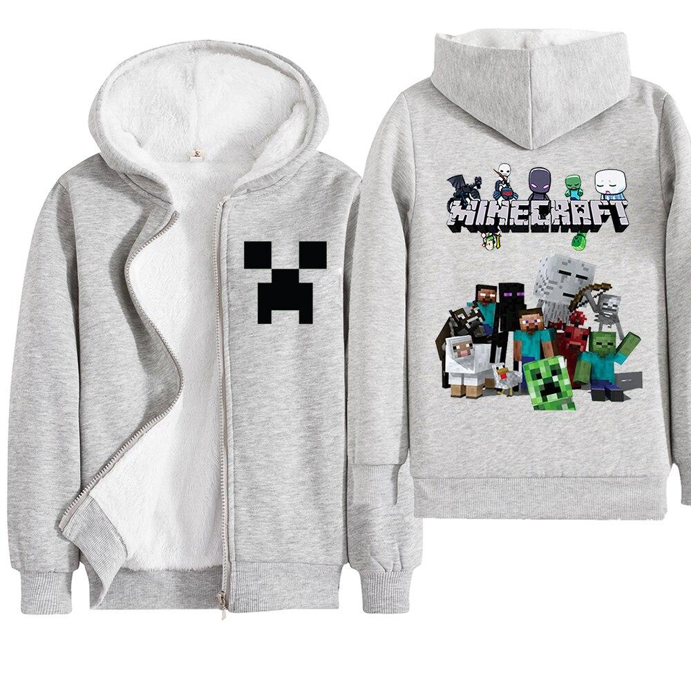 Minecraft Hoodie Boys Winter Clothes Zipper Long Sleeve Kids 2 - Lusy Store
