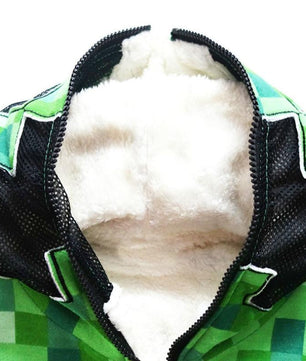 Minecraft Hoodie Halloween Kids Minecraft Costume Green Sweatshirt For Children Winter Jacket Outfit - Lusy Store