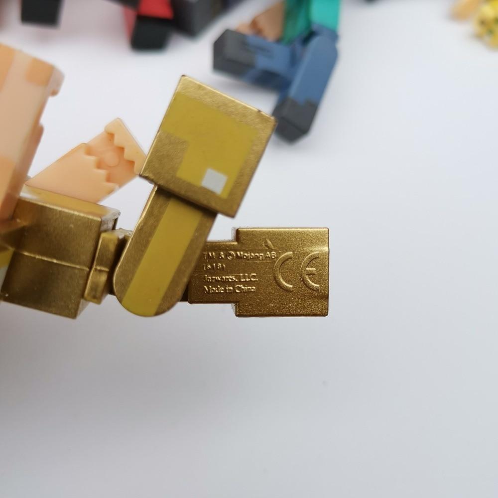 Minecraft Mini Figures 10pcs/lot Minecraft Blocks Toy Dolls Action Figures Set Random - Lusy Store