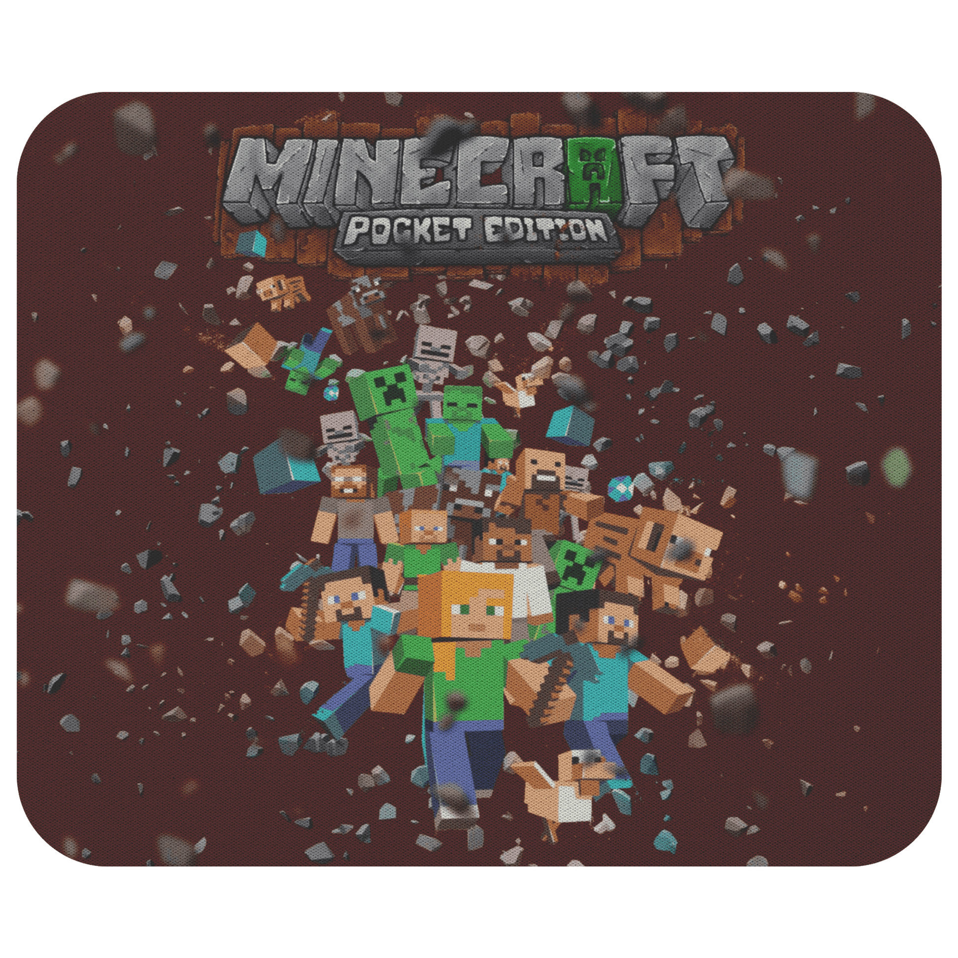 Minecraft Mouse Pad Explode & Shatter - Lusy Store