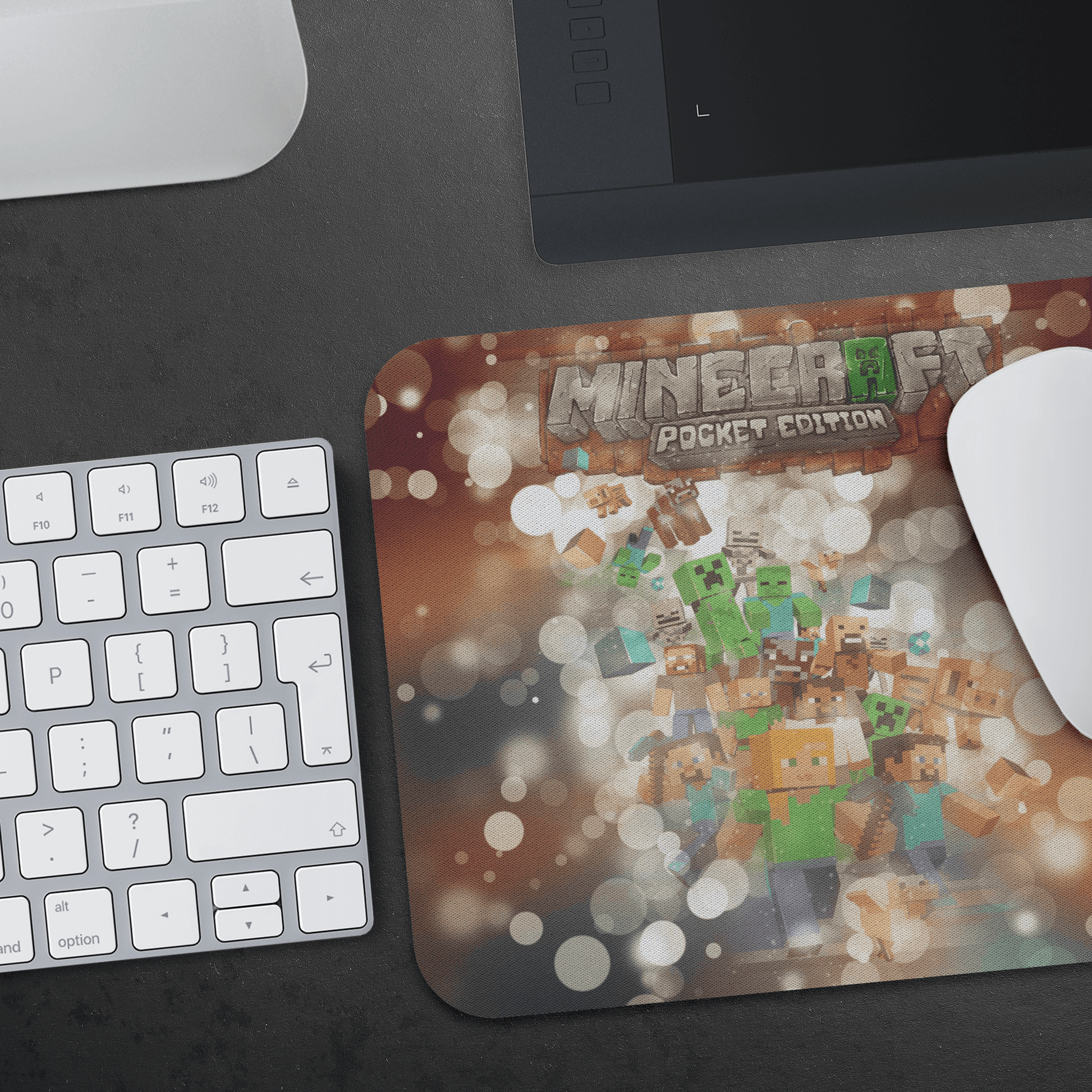 Minecraft Mouse Pad Hoildays Bokeh - Lusy Store