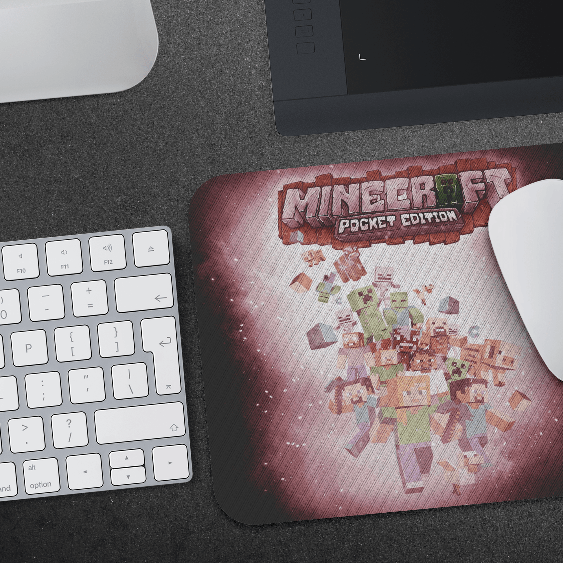 Minecraft Mouse Pad Survivor Pink - Lusy Store