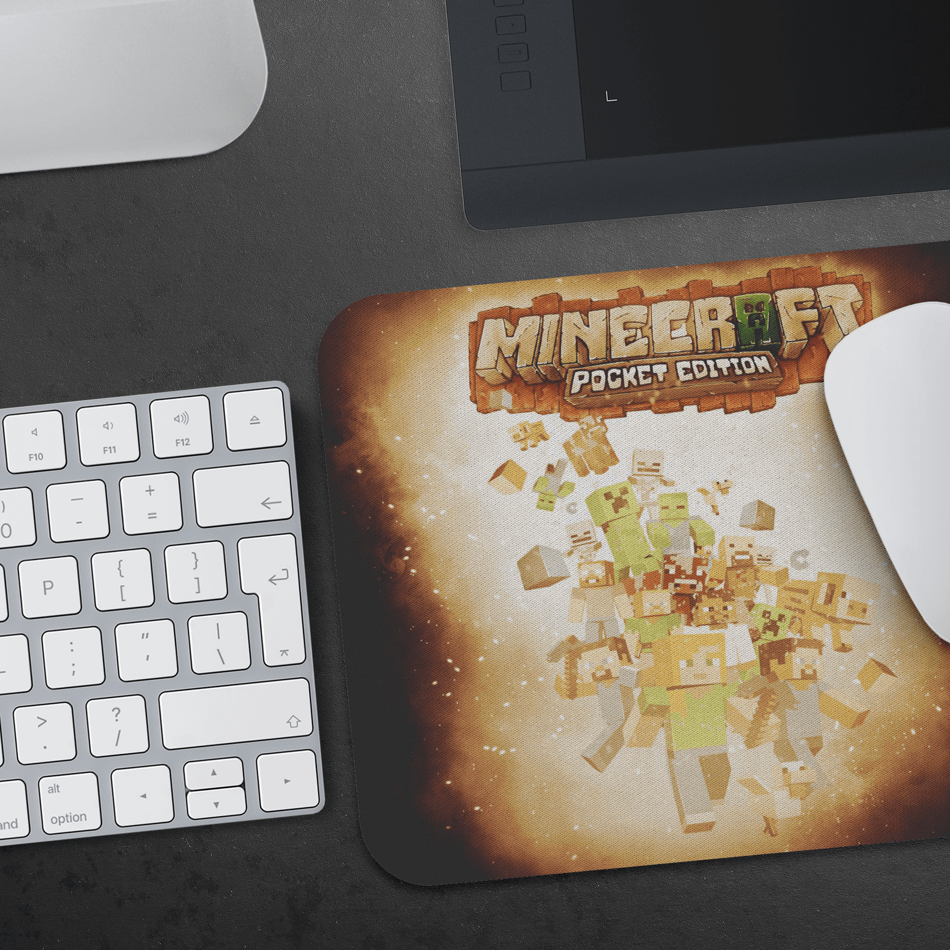 Minecraft Mouse Pad Survivor Yellow - Lusy Store