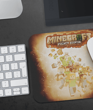Minecraft Mouse Pad Survivor Yellow - Lusy Store