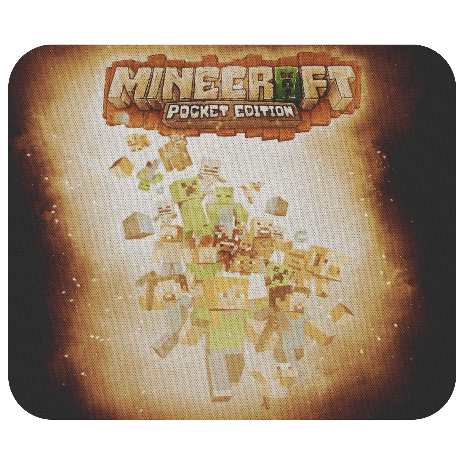 Minecraft Mouse Pad Survivor Yellow - Lusy Store