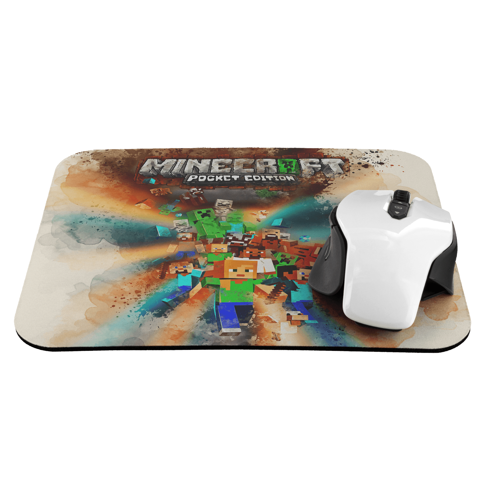 Minecraft Mouse Pad Watercolor A102 - Lusy Store