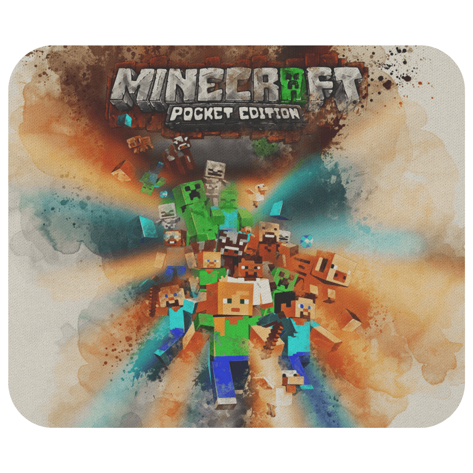 Minecraft Mouse Pad Watercolor A102 - Lusy Store
