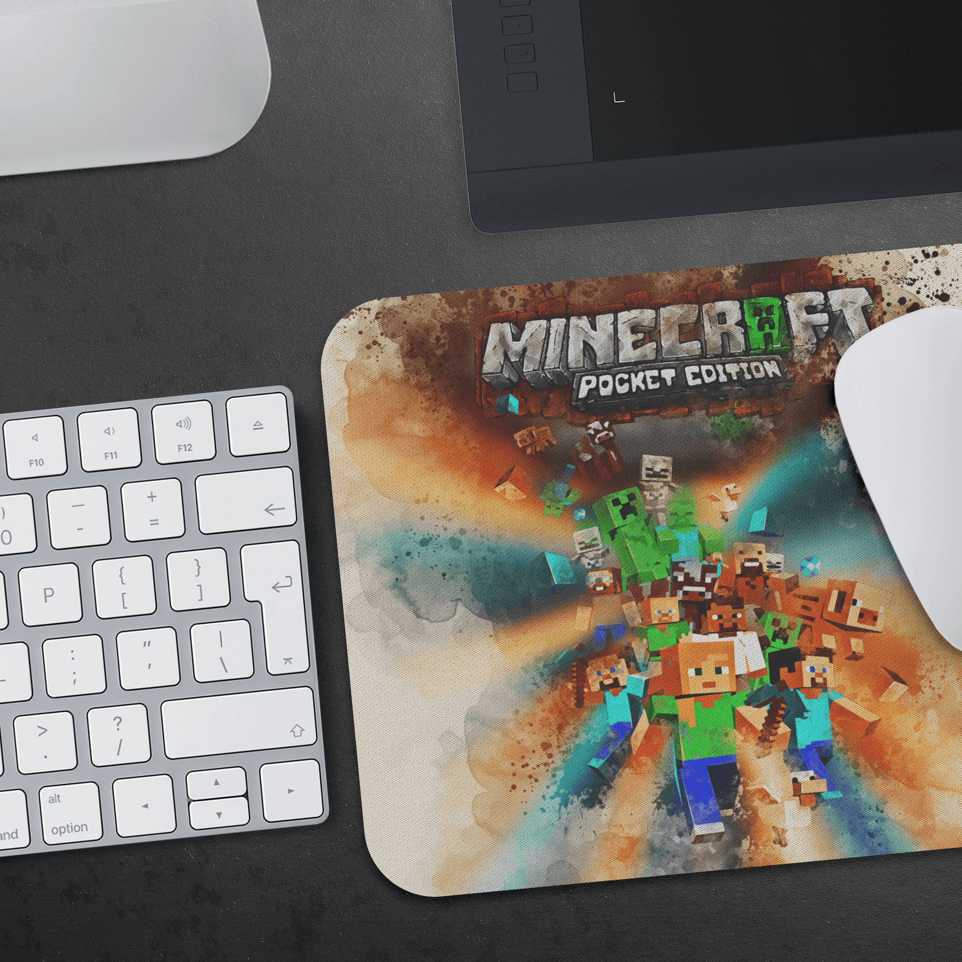 Minecraft Mouse Pad Watercolor A102 - Lusy Store